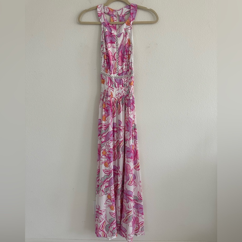 Able The Label For ANTHROPOLOGIE Ope Back Floral Maxi Dress